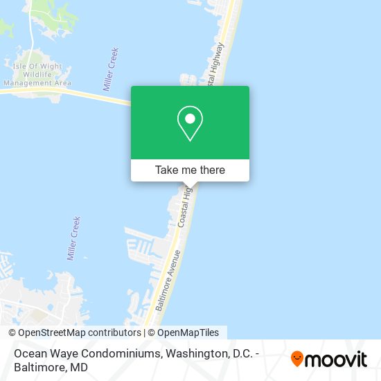 Mapa de Ocean Waye Condominiums