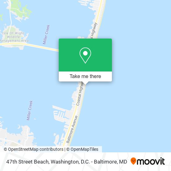 Mapa de 47th Street Beach
