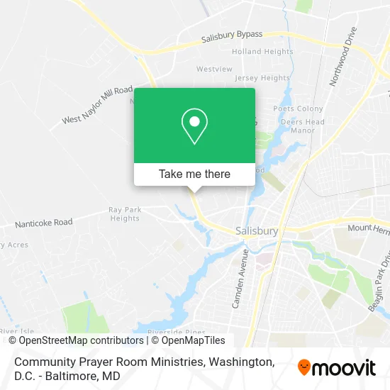 Community Prayer Room Ministries map