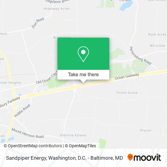 Sandpiper Energy map