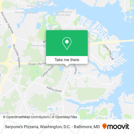 Mapa de Serpone's Pizzeria