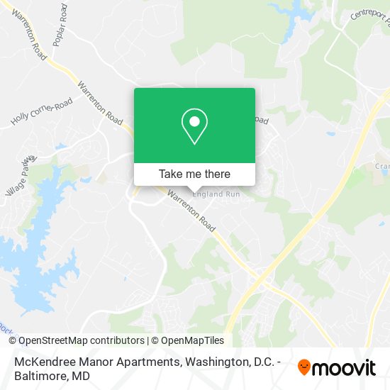 Mapa de McKendree Manor Apartments