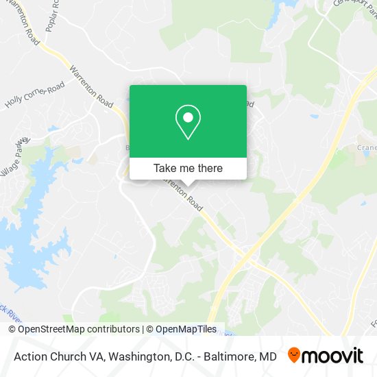 Action Church VA map