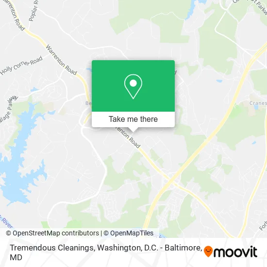 Tremendous Cleanings map