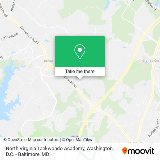 North Virginia Taekwondo Academy map