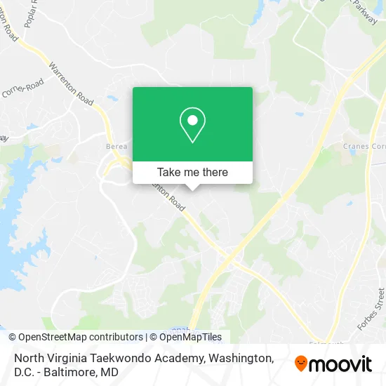 Mapa de North Virginia Taekwondo Academy