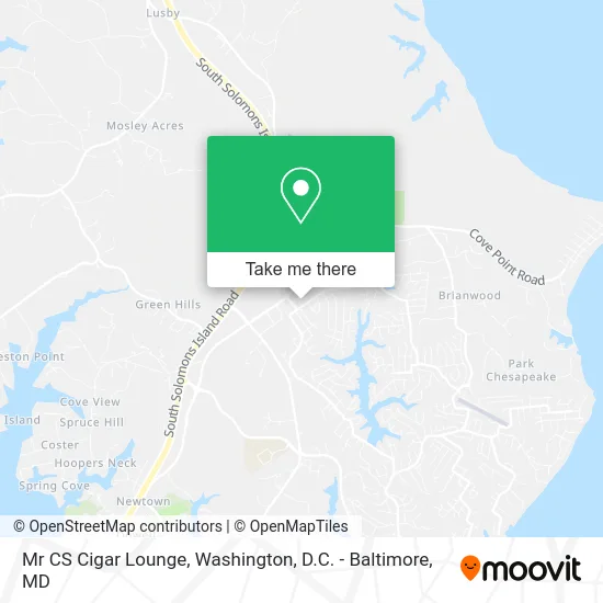 Mr CS Cigar Lounge map