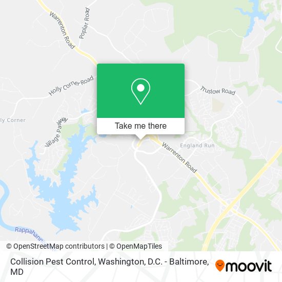 Collision Pest Control map