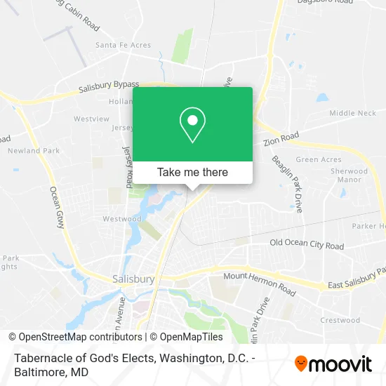 Tabernacle of God's Elects map