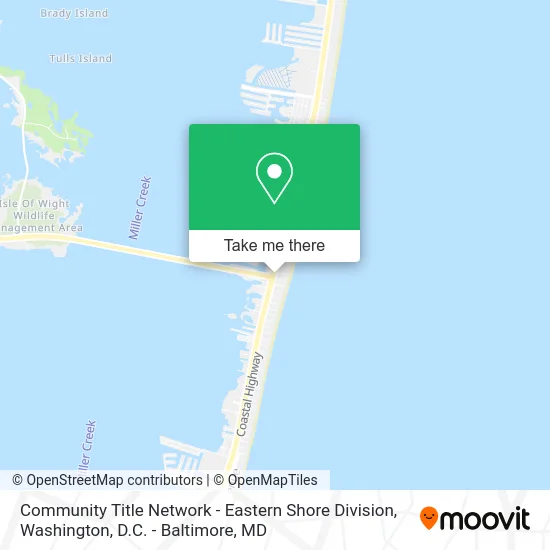 Community Title Network - Eastern Shore Division map