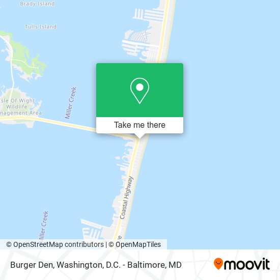 Mapa de Burger Den