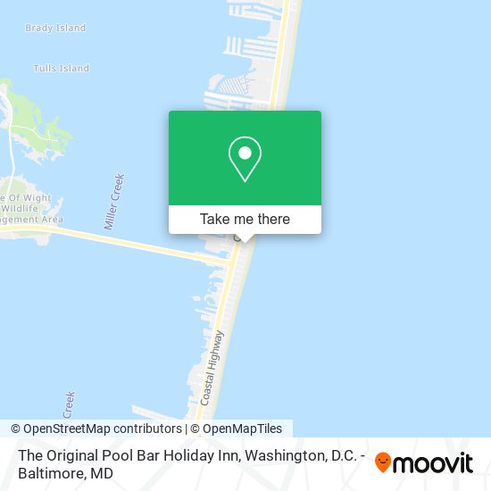 The Original Pool Bar Holiday Inn map
