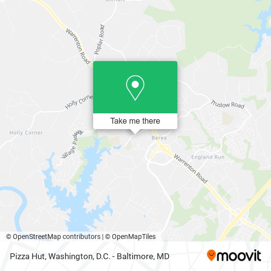Pizza Hut map