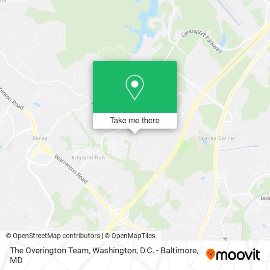 The Overington Team map
