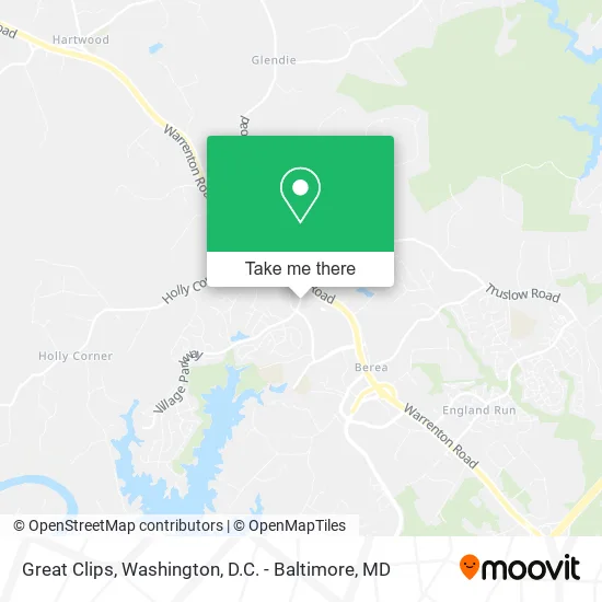 Great Clips map