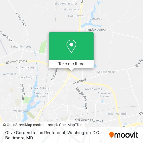 Olive Garden Italian Restaurant map