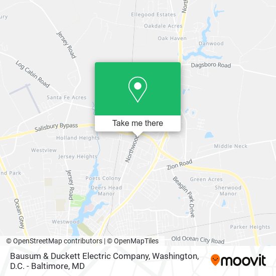 Bausum & Duckett Electric Company map