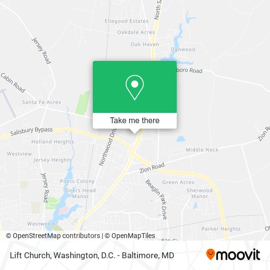 Mapa de Lift Church