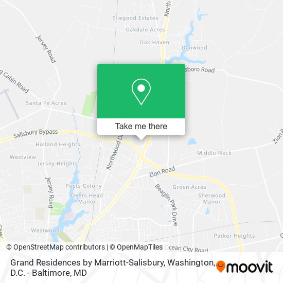 Mapa de Grand Residences by Marriott-Salisbury