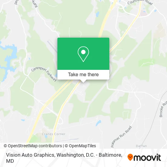 Vision Auto Graphics map