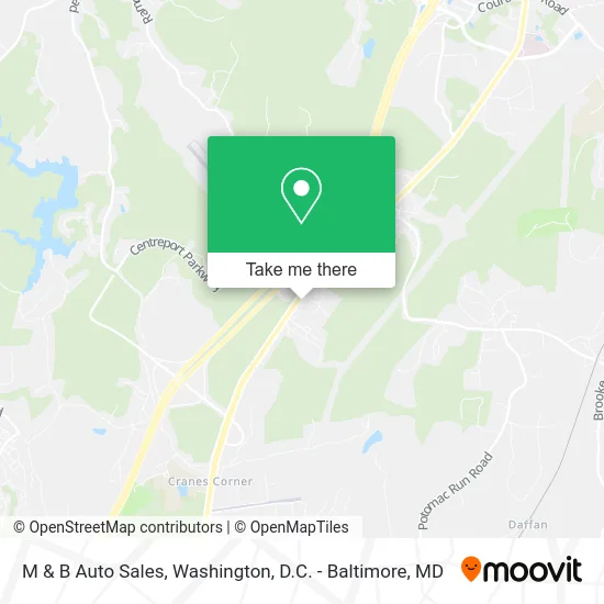 M & B Auto Sales map