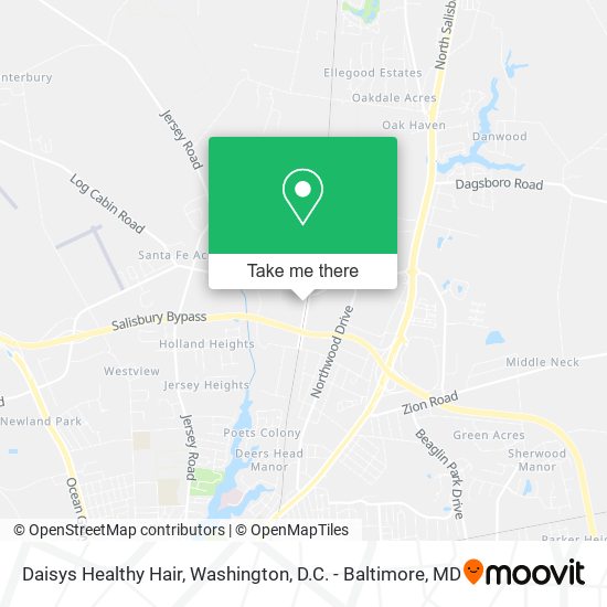 Daisys Healthy Hair map