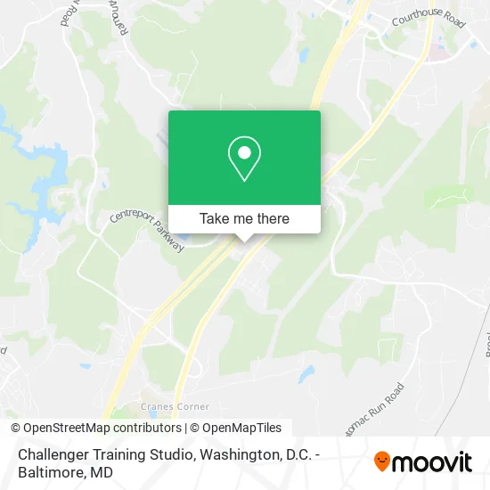 Challenger Training Studio map