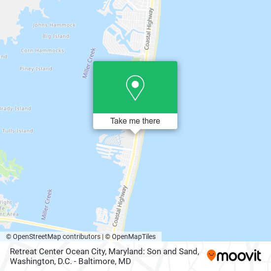 Retreat Center Ocean City, Maryland: Son and Sand map