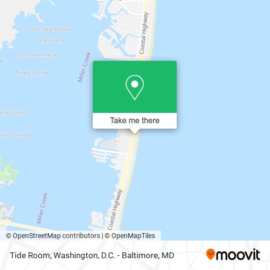 Tide Room map