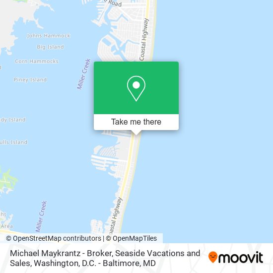 Mapa de Michael Maykrantz - Broker, Seaside Vacations and Sales