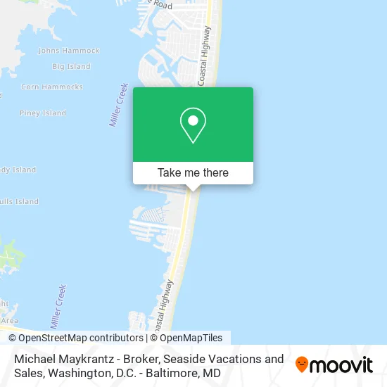 Michael Maykrantz - Broker, Seaside Vacations and Sales map