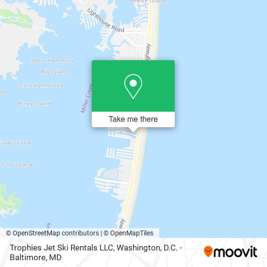 Trophies Jet Ski Rentals LLC map