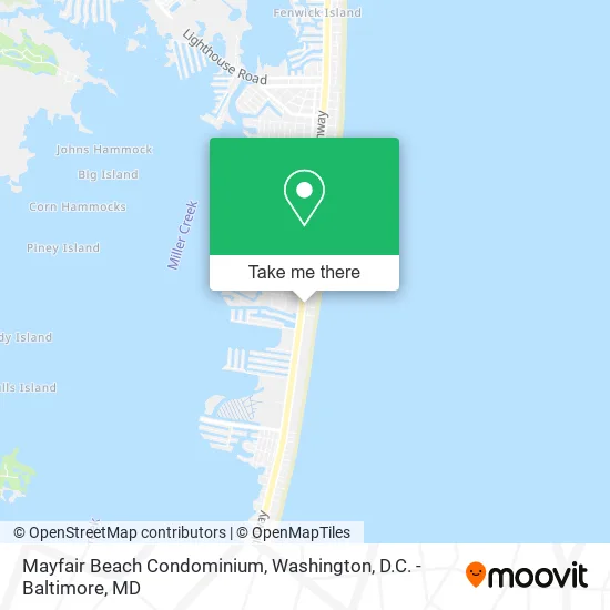 Mayfair Beach Condominium map