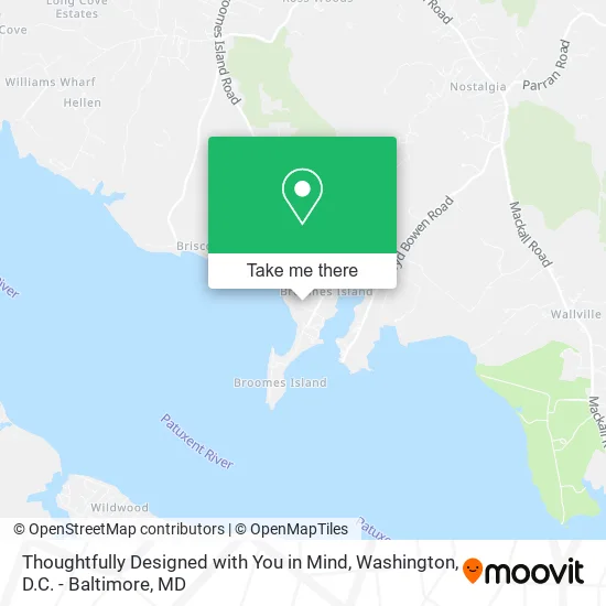 Mapa de Thoughtfully Designed with You in Mind