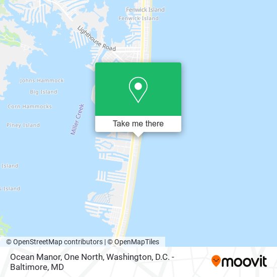 Mapa de Ocean Manor, One North
