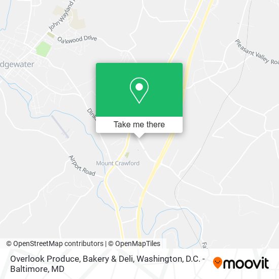 Overlook Produce, Bakery & Deli map