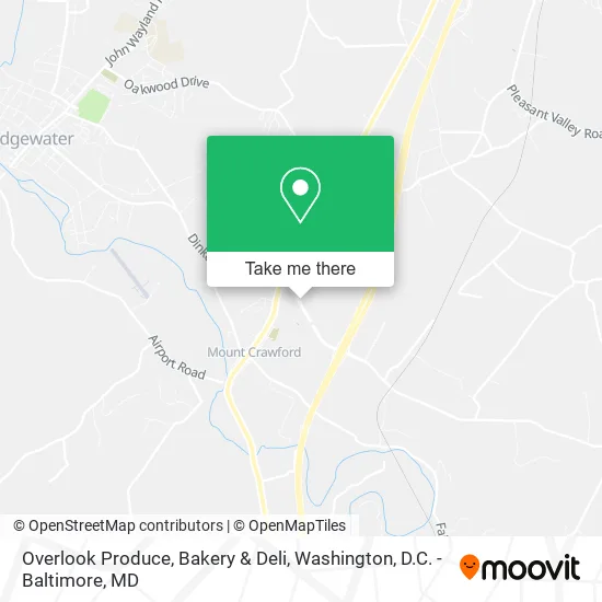 Mapa de Overlook Produce, Bakery & Deli