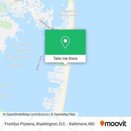 Mapa de Freddys Pizzeria