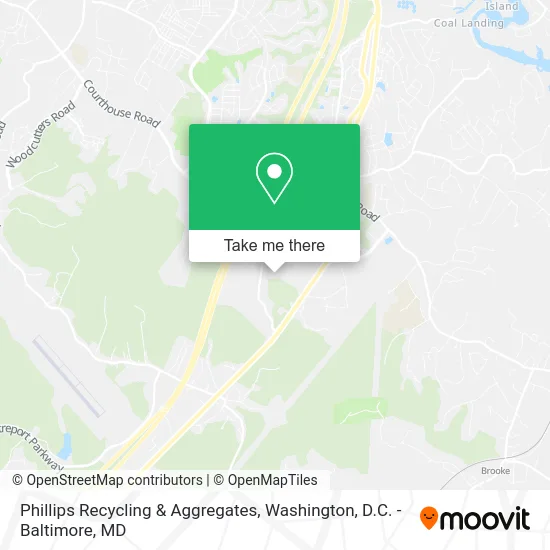 Phillips Recycling & Aggregates map
