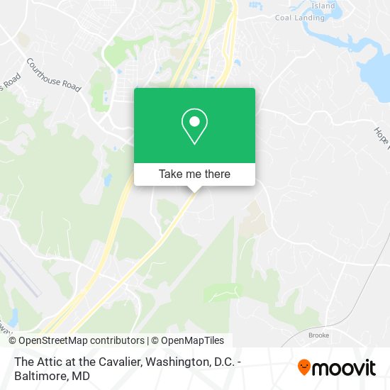 Mapa de The Attic at the Cavalier