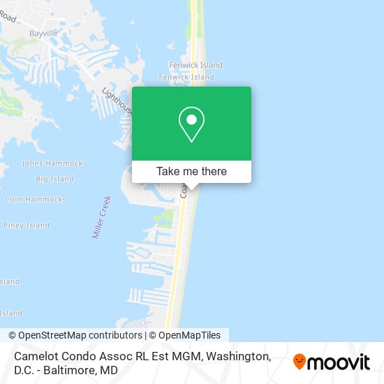 Camelot Condo Assoc RL Est MGM map