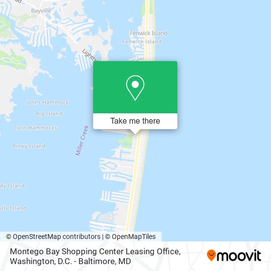 Montego Bay Shopping Center Leasing Office map