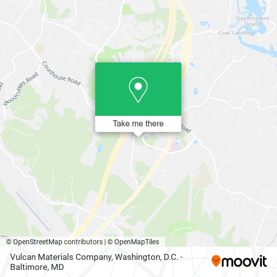 Mapa de Vulcan Materials Company
