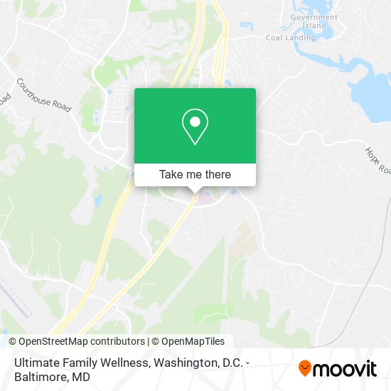 Ultimate Family Wellness map