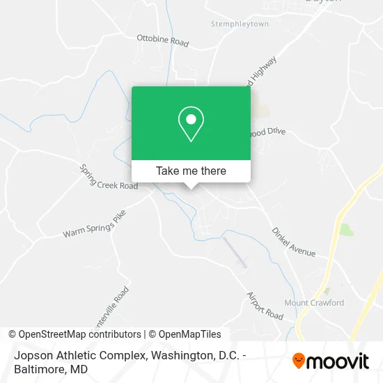 Jopson Athletic Complex map