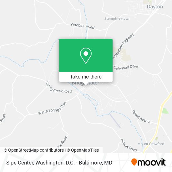 Sipe Center map