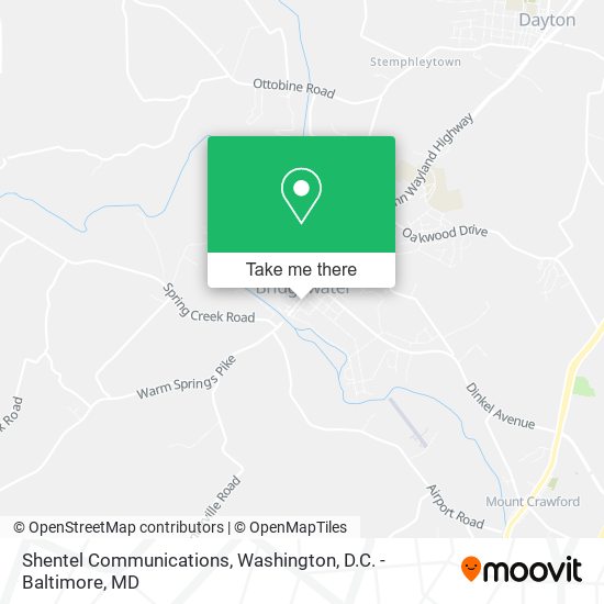 Shentel Communications map
