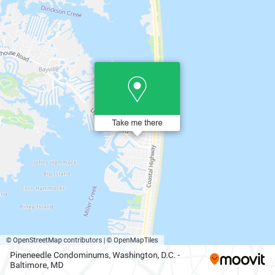 Mapa de Pineneedle Condominums