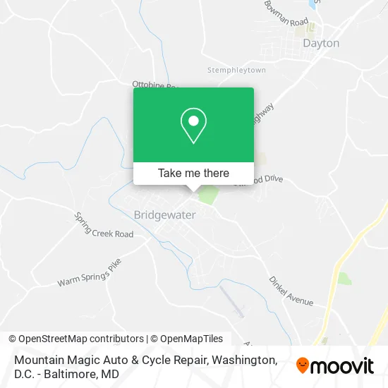 Mountain Magic Auto & Cycle Repair map