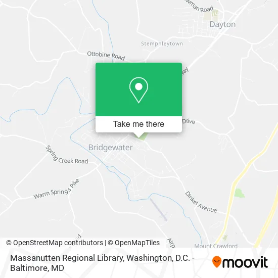 Mapa de Massanutten Regional Library